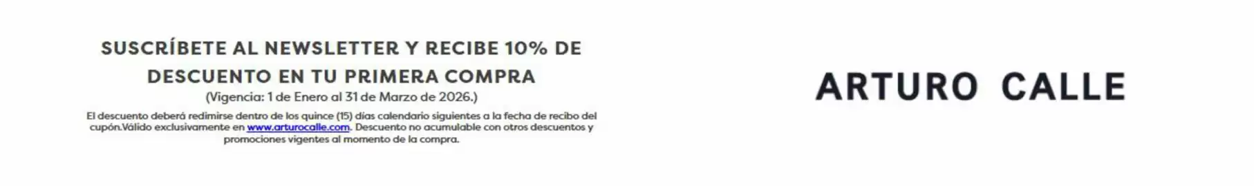 Catálogo Arturo Calle Página 1
