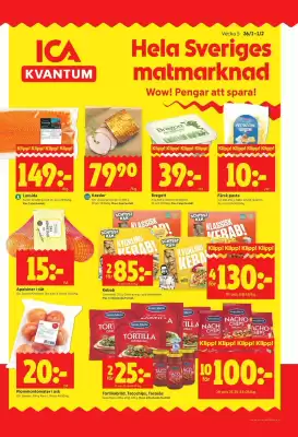 ICA Kvantum reklamblad (giltig till och med 1-02)