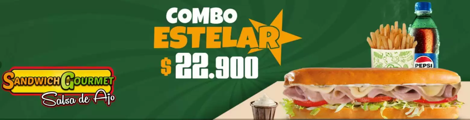 Catálogo Sandwich Gourmet (válido hasta 31-01)