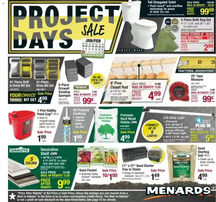 Menards weekly ad