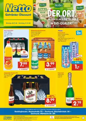 Netto Getränke Discount Prospekt (gültig bis 31-01)