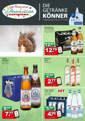 Getränkeparadies Gefromm Prospekt (gültig bis 31-01)