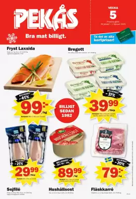 Pekås reklamblad