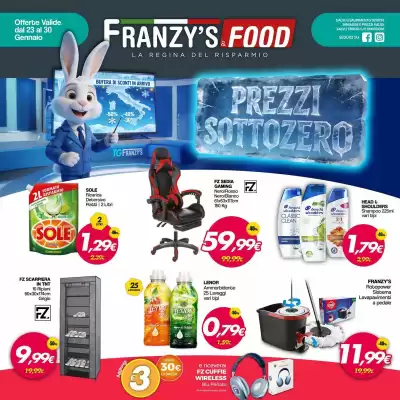 Volantino Franzy's Food (valido fino al 30-01)