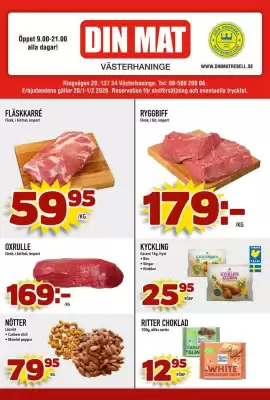 Din Mat reklamblad (giltig till och med 1-02)