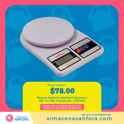 Catálogo Almacenes Anfora (válido hasta 31-01)