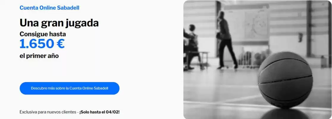 Folleto Banco Sabadell (válido hasta el 4-02)