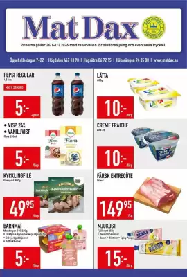 Matdax reklamblad (giltig till och med 1-02)