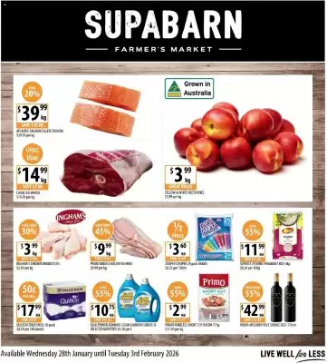 Supabarn catalogue (valid until 3-02)