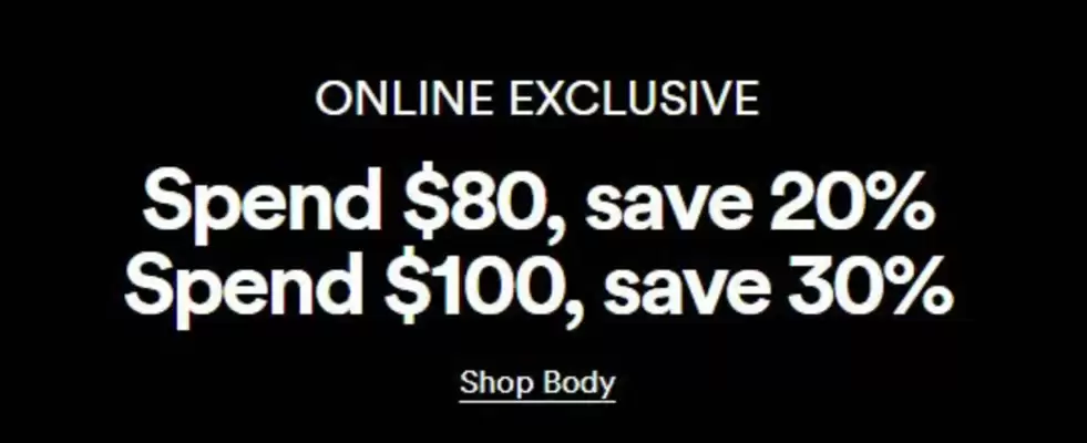 Cotton On Body catalogue (valid until 8-02)