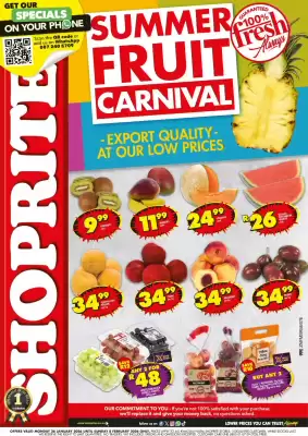 Shoprite catalogue (valid until 8-02)