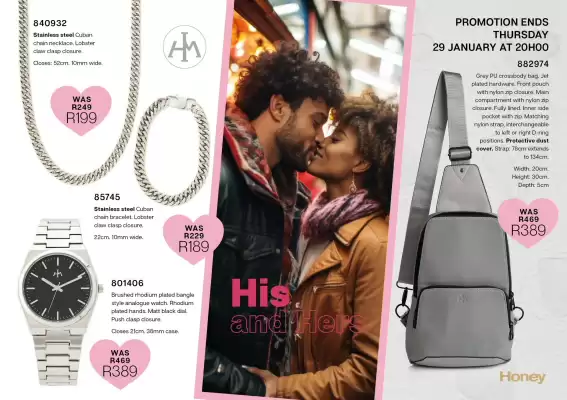 Honey Fashion Accessories catalogue (valid until 1-02)