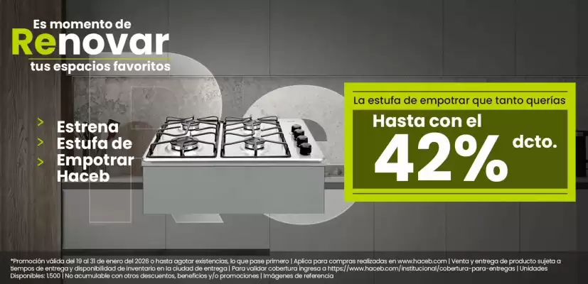 Catálogo Haceb (válido hasta 31-01)