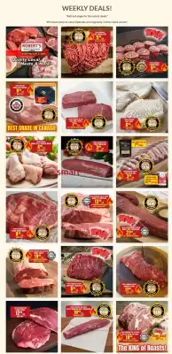 Roberts Fresh and Boxed Meats flyer (valid until 2-02)