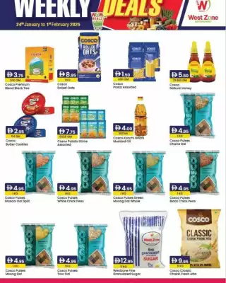West Zone Supermarket catalogue (valid until 1-02)