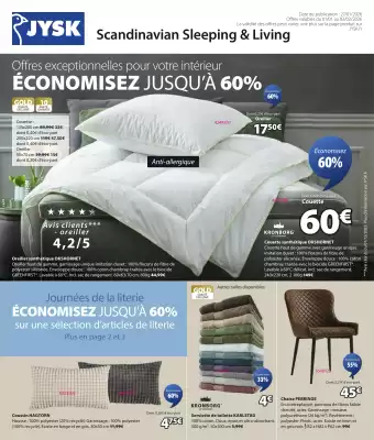 Catalogue JYSK (valable jusqu'au 3-02)