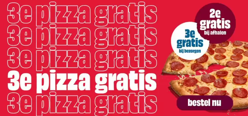 Domino´s pizza folder (geldig t/m 31-01)