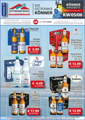 Getränkehaus Prospekt (gültig bis 7-02)