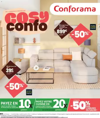 Catalogue Conforama (valable jusqu'au 23-02)