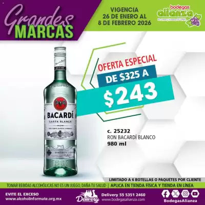 Folleto Bodegas Alianza (válido hasta 8-02)