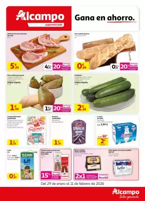 Folleto Alcampo supermercado (válido hasta el 11-02)
