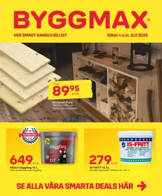 Byggmax reklamblad (giltig till och med 9-02)