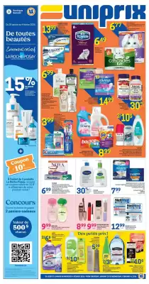 Uniprix flyer (valid until 4-02)