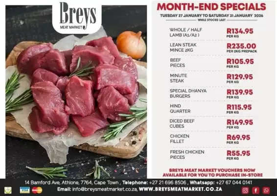 Breys Meat Market catalogue (valid until 31-01)