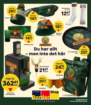 Border Shop reklamblad (giltig till och med 25-02)