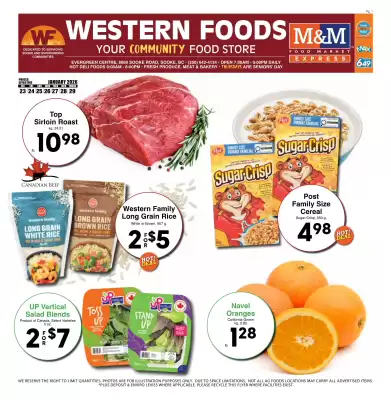 Western Foods flyer (valid until 29-01)