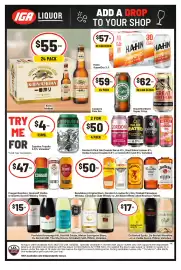 IGA Liquor catalogue Page 1