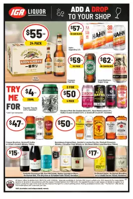 IGA Liquor catalogue (valid until 10-02)