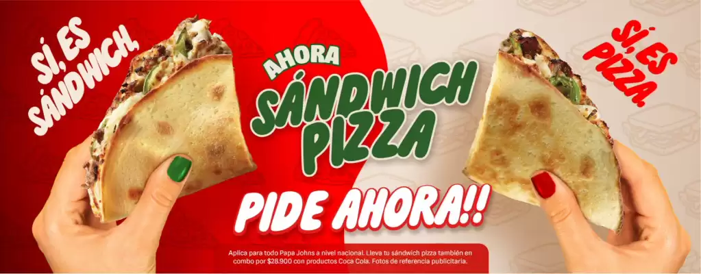 Catálogo Papa John's (válido hasta 1-02)