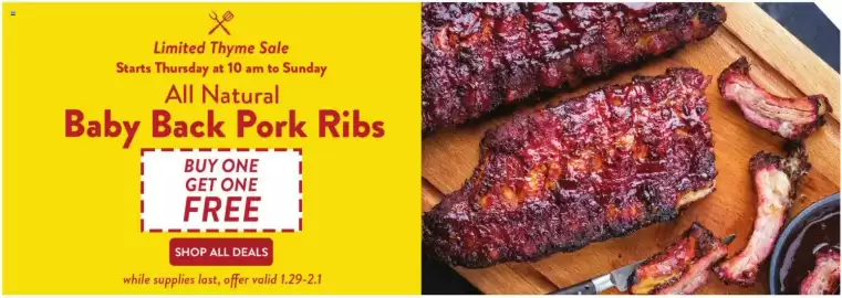 Fresh Thyme weekly ad Page 1