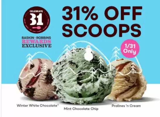 Catálogo Baskin Robbins (válido hasta 31-01)