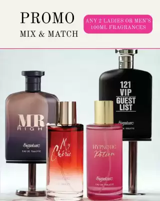 Signature Cosmetics catalogue (valid until 5-02)