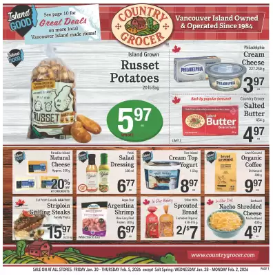 Country Grocer flyer (valid until 5-02)