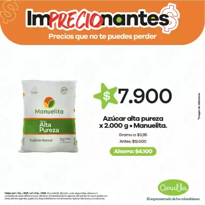 Catálogo Carulla (válido hasta 1-02)