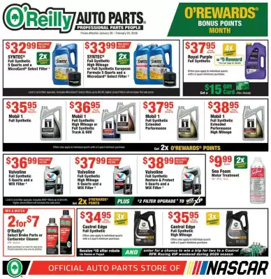 O'Reilly Auto Parts weekly ad (valid until 24-02)