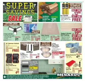 Menards weekly ad Page 1