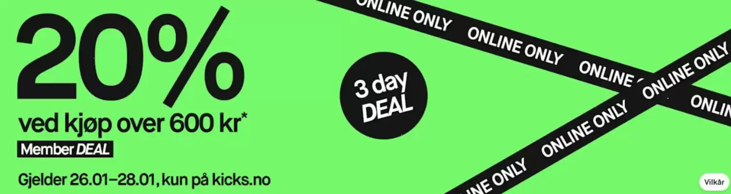Kicks kundeavis (gyldig til 28-01)