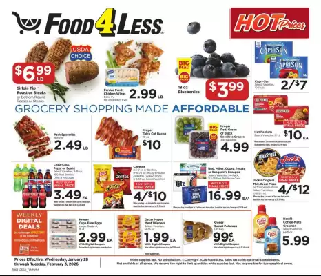 Food 4 Less weekly ad