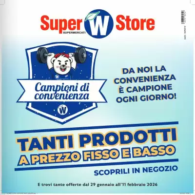Volantino SuperW (valido fino al 11-02)