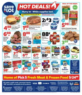 Save a Lot weekly ad (valid until 28-01)