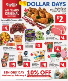 Quality Foods flyer week 5 Page 1
