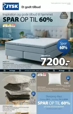 JYSK tilbudsavis (gælder indtil 12-02)
