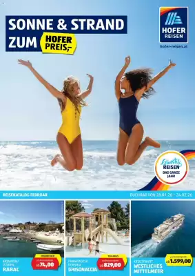 Hofer Reisen Flugblatt