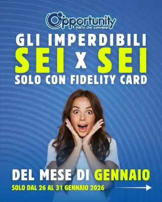 Volantino Opportunity Shop (valido fino al 31-01)