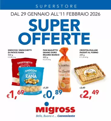 Volantino Migross Superstore (valido fino al 11-02)