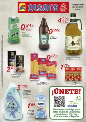 Folleto Alsara Supermercados (válido hasta el 14-02)